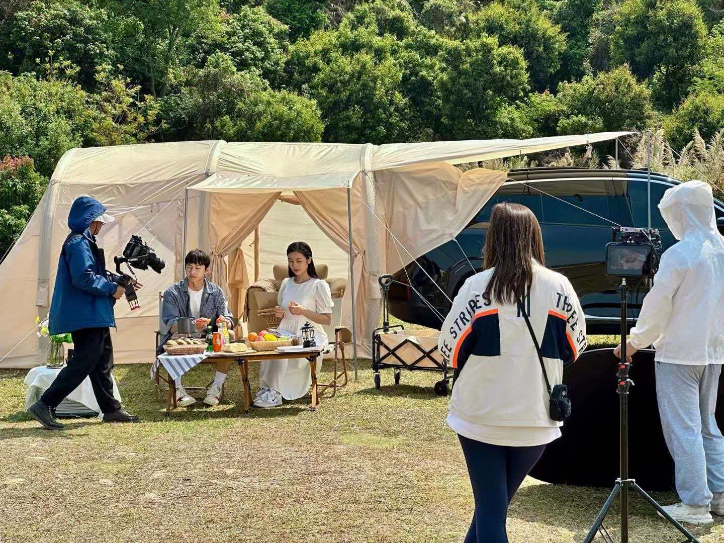 露营剧情与生活方式拍摄